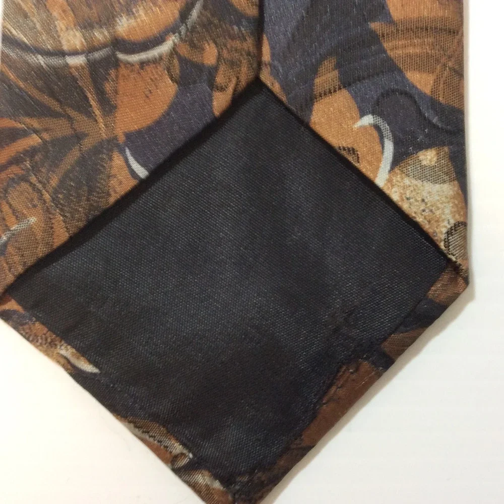 Duke MENS TIE NECKTIE 3.5 in USA Brown Black Gray